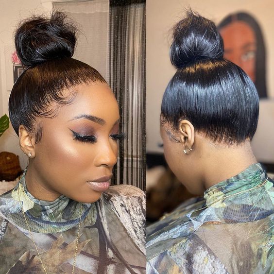 360 Full Lace Front Wig Silky Straight Brazilain Human Hair - Superlovehair